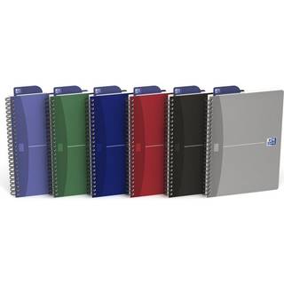 5 x Oxford Essentials notesbog A5 linjeret assorteret