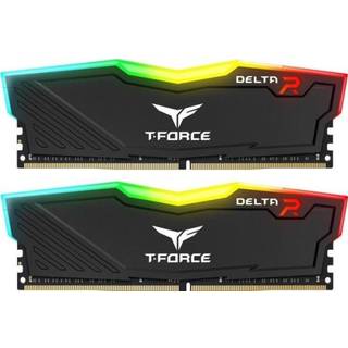 Team Group T-Force Delta RGB DDR4-3200 - 32GB - CL16 - Dual Channel (2 pcs) - Intel XMP - Sort med RGB