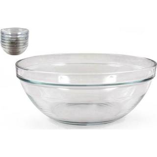 Salatskål, lavet af glas, 26 cm / 3,45 L, &#34;Lys&#34; - Duralex