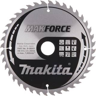Makita Hm-klinge 210mm 40t＃(B-32356) - B-08501