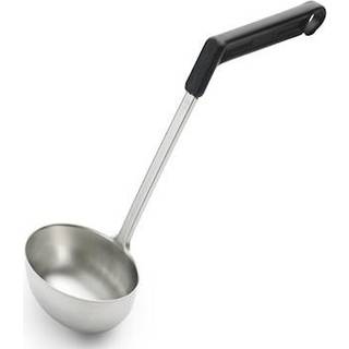Ergonova Suppeøse fra Gense - Stål/Sort farve - Plast/Rustfrit stål