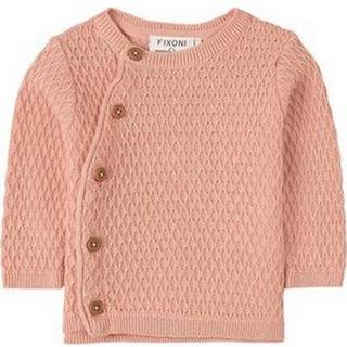 Fixoni - Baby Girl Knit Cardigan - Rose - 92