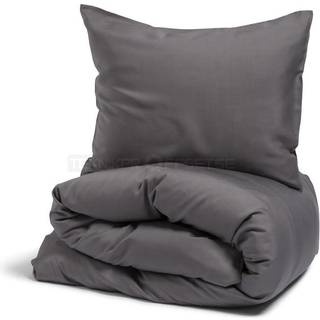 Nottingham Bäddset King size, Satin, Mörkgrå
