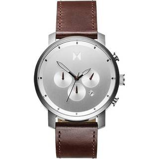 MVMT Chrono Silver Brown D-MC01-SBRL