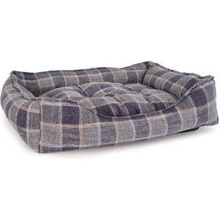 Classic Hundeseng - Gråternet / 61x48 cm