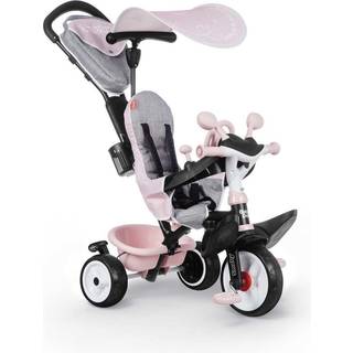 Smoby Baby Driver Plus 3-i-1 Trehjulet cykel - lyserød
