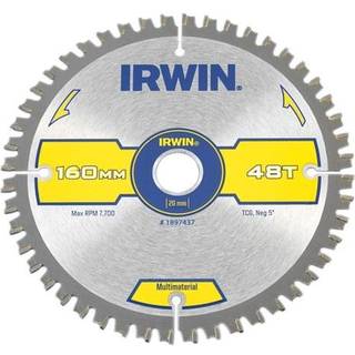 Rundsavsklinge til træ Irwin; 160x2x20,0 mm; Z48