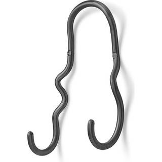 ferm LIVING Curvature Dobbeltkrog, sort, messing