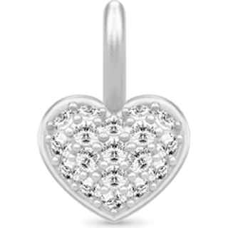 Pure Heart Mother Pendant Clear