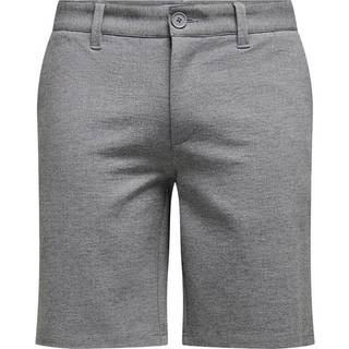ONLY & SONS chino shorts i bambus i grå til herre