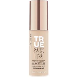 Catrice True Skin Hydrating Foundation 010 Cool Cashmere - Ultra-let, opbygbar dækning med hyaluronsyre og vandmelonfrøolie
