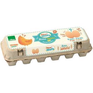 Vilac Vilac Hukommelsesspil - 12 Trææg Med 6 Matchende Lyde Multi  Multi-Onesize Wood Beige  One Size  unisex