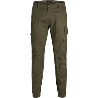 Plus Size Slim Tapered Fit Cargobukser