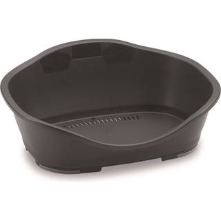 Hundeseng plast grå