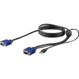 StarTech.com 6ft / 1.8m USB KVM Cable for Rackmount Consoles - VGA and USB - video / USB cable - 1.8 m
