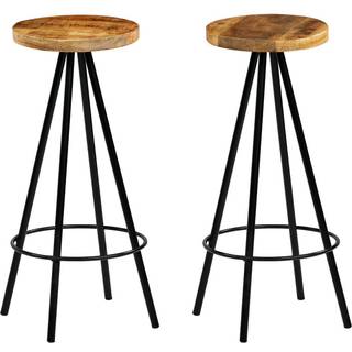 Barstole Massivt Mangotræ - 2