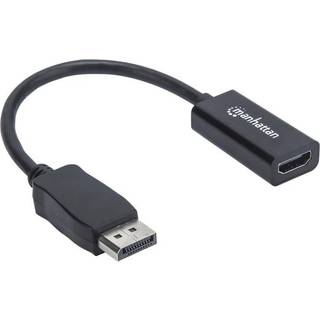 151634, DisplayPort, HDMI, Hanstik/Hunstik, 0,15 m, Sort