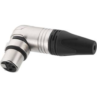 Neutrik XLR hun højre-vinklet stik, metal (NC3FRX) | PRIS-MATCH
