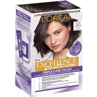 Loreal Paris Excellence Cool Creme Triple Care Color 5,11 Ultra Ash Light Brown