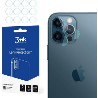 3MK Hybrid iPhone 12 Pro Kamera Linse hærdet glas glas - 4 Stk.