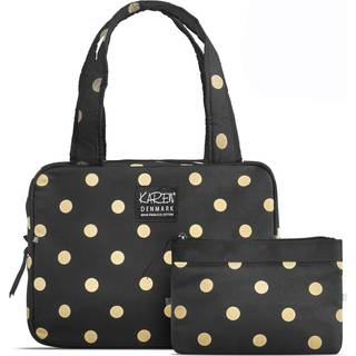 Karen 2-delt ØKO Toilettaskesæt Creme Dots 10070-112