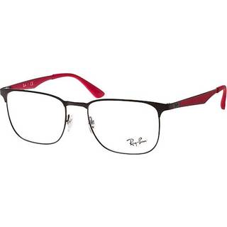 Ray - Ban Unisex RX6363 3018 Optiske stel Metal Sort Transparent Firkantet Normal