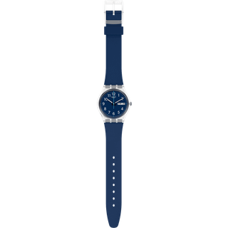 Swatch ORIGINAL GENT Rinse Repeat Navy Blue Dial Unisex Watch GE725