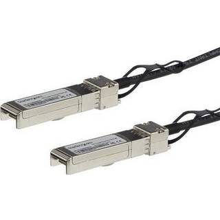 StarTech.com MSA Compliant SFP+ Direct-Attach Twinax Cable - 1 m (3.3 ft.) - 10GBase direct attach cable - 1 m - black - Sort - 1 meter