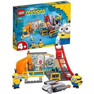 Fremkomsten af ???RU: Minions i Grus Lab (75546) Bygningsleget?j til b?rn Et sp?ndende leget?jslaboratorium med Kevin og Otto Minion figurer Nye