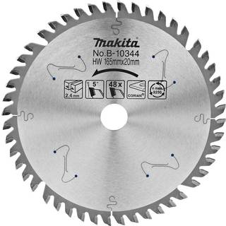 Rundsavsklinge til træ Makita; 165x2,4x20,0 mm; Z48