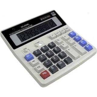 DS-200ML Solar og batteri Dobbelt strømforsyning Desktop Calculato