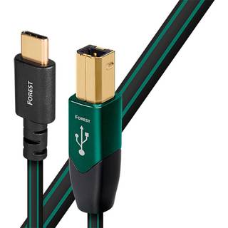 AudioQuest Forest USB-B to USB-C USB-kabel - 3 års medlemsgaranti