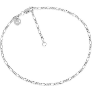 SIF Jakobs Fußkette / Fußband - Figaro - SJ-A12031-SS - silber
