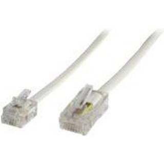 MICROCONNECT RJ11-RJ45 1M M/M White