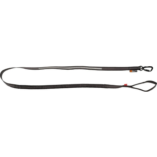Non-stop Dogwear Touring Bungee Leash Gray, black, L: 3.8M / W: 23MM