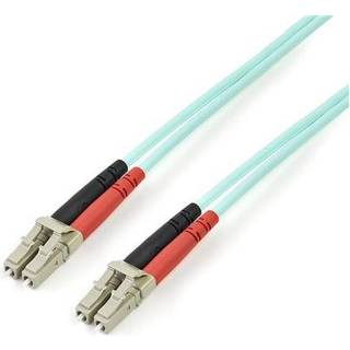 StarTech.com 10Gb Aqua Multimode 50/125 Duplex LSZH Fiber Patch Cable LC-LC