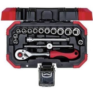 Gedore R49003016 topnøglesæt 1/4" 4-13 mm - 16 dele