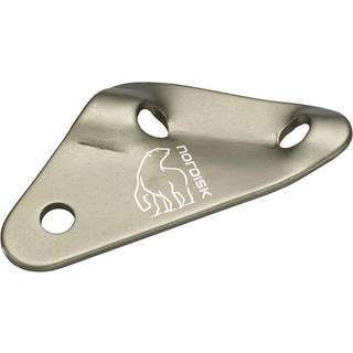 Nordisk Aluminium Triangular Slider (10 Stk.) - Bardunstrammer | Matt Silver