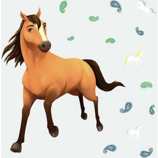 Spirit Heste Gigant Wallstickers
