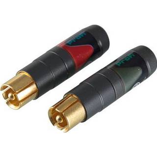 Neutrik Profi phono RCA stik sæt (NF2CB/2) par | PRIS-MATCH