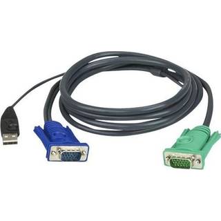 ATEN KVM-kabel SPHD15 han til HD15 han