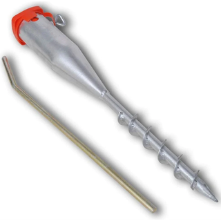 Parasolholder 55 Cm Galvaniseret Stål