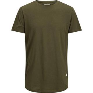 Ensfarvet T-shirt