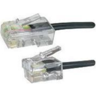 MICROCONNECT RJ12-RJ45 10M M/M Black