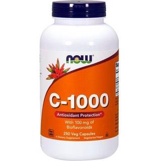 Vitamin C-1000 med 100 mg bioflavonoider - 250 kapsler