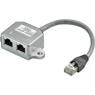 MICROCONNECT Y-ADAPTER RJ45-2xRJ45 M/F 8P