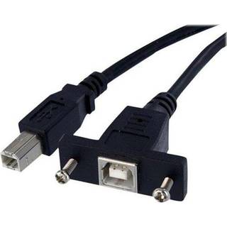 StarTech.com Panel Mount USB Cable B to B