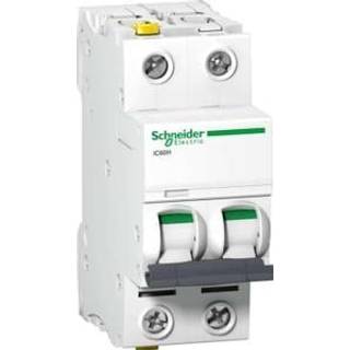 Schneider Acti9 iC60H 2P 10A Dobbelt terminal B-karakteristik 10/16kA 230V Bredde 36mm