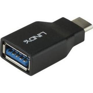 Lindy USB adapter | USB C han USB A hun | PRIS-MATCH