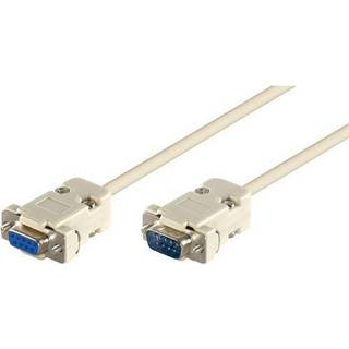 MicroConnect RS232 seriel kabel, D-Sub 9 han - hun | 5 meter | PRIS-MATCH